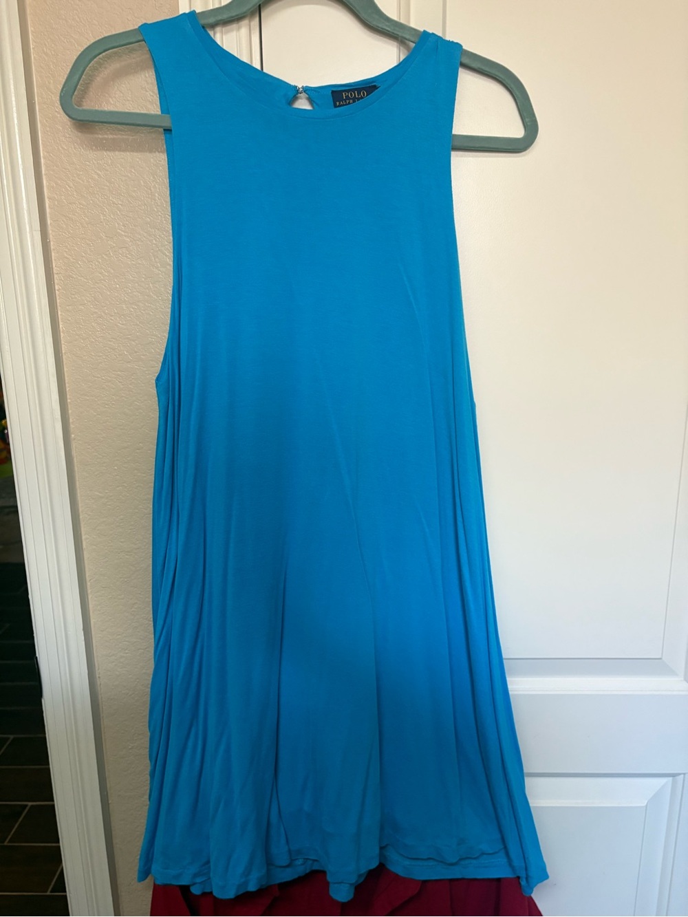 Polo by Ralph Lauren Turquoise Midi Dress